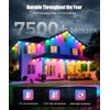 POOFZY Permanent Outdoor Lights for House, 150ft RGB+IC Smart Outdoor