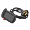 BIUGERCN Motorbike Speedometer waterproof timer tachometer LCD Display Digital Hour