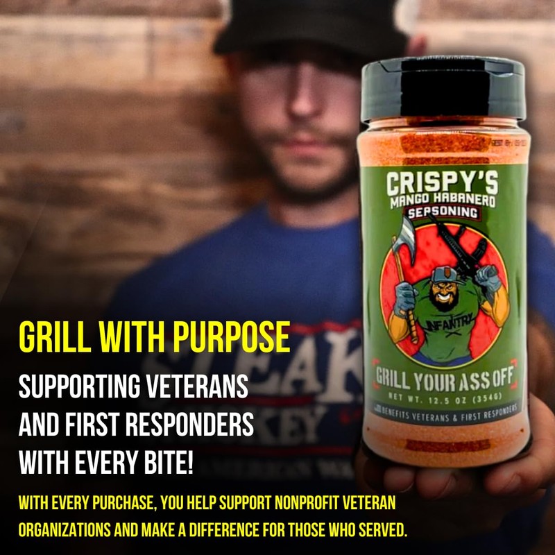 GYAO Crispy's Mango Habanero Seasoning – Sweet & Spicy BBQ