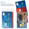 100 Sets ID Card Holder with Lanyard Bulk Vertical Name