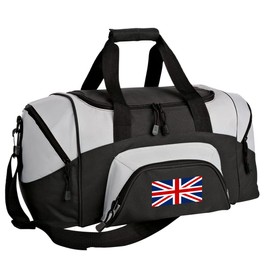 SMALL UK Flag Duffel Bag England British Flag Carryon or Gym Bags Travel Overnite Bag