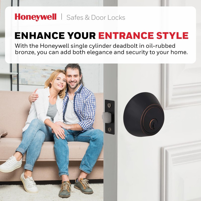 Honeywell Safes & Door Locks - Single Cylinder Front Door