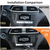 DIYUCAR ABS Plastic Car Center Console for Benz C Class