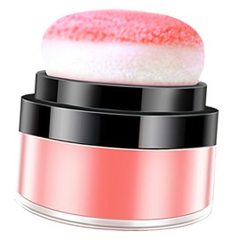 Beavorty Cheek Face Blushes with Puff Loose Powder Blush for Women Natural Long-lasting Makeup