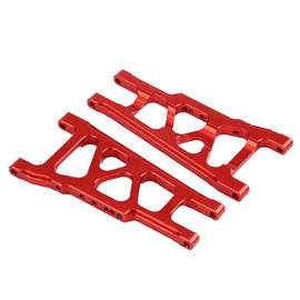 VGEBY1 Front Rear Suspension Arm 3 Colours Aluminium Alloy Universal Suspension Arm for Traxxas Slash 1/10 Scale RC Car (Red)