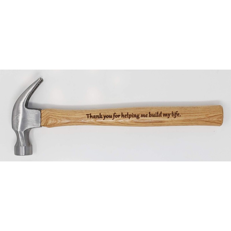 Really Special Present for Dads- Engraved Hammer:"Thank You for Helping