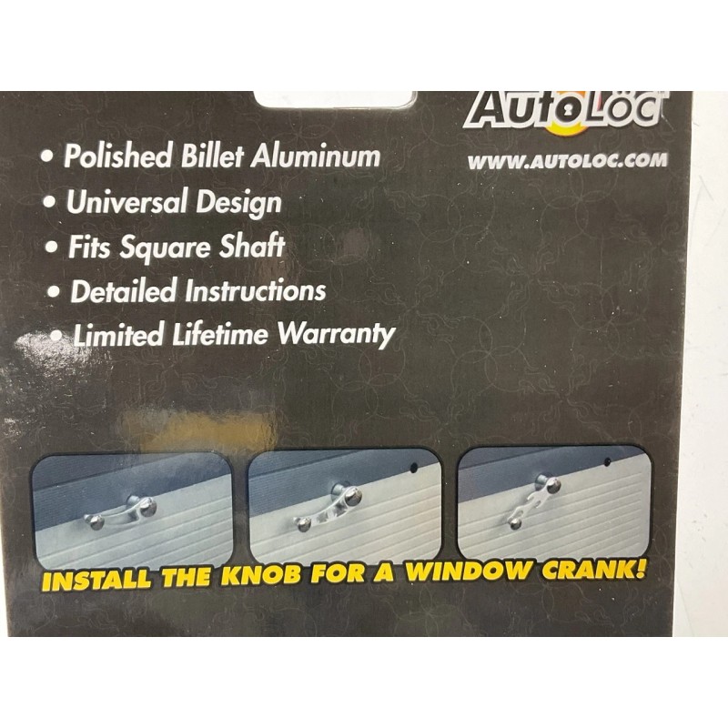 Autoloc AUTDNWC004 Window Crank Handle, Billet "Star" Door & Window