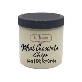 MINT CHOCOLATE CHIP Soy Wax 14 oz. Jar Candle | Peppermint
