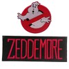 Ghostbuster Set of 2 Zeddemore Logo Film Patches Iron-On Patches