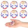 Pack of 6 Dice, Acrylic Transparent Dice Game, Six Sided