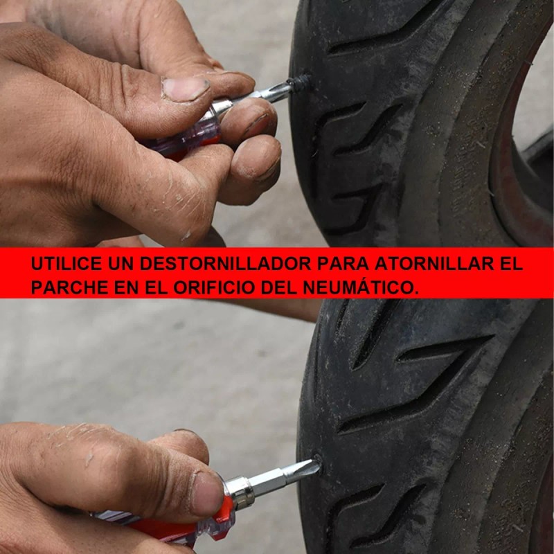 MOJIELONG Tornillo Tapón Para Reparación De Ponchadura De Llanta