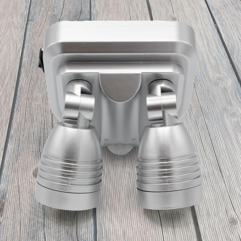 FISHTEC ® Double Spot 180° Adjustable Outdoor Light 500 Lumen