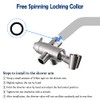 Shower Arm Diverter with Handshower Mount, G1/2 Brass Shower Diverter