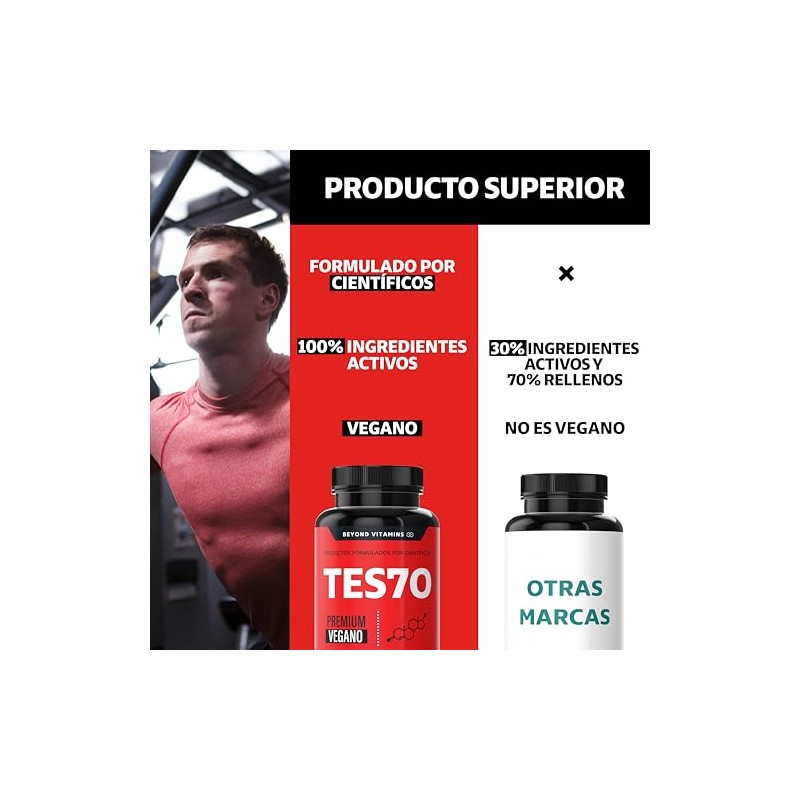 TESTO | HOMBRES | Precursor con 10 ingredientes | Maca