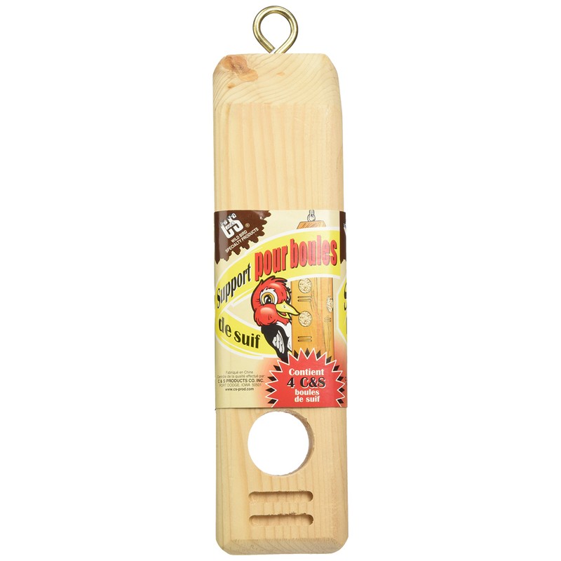 C&S Wild Bird Suet Plug Feeder for Wild Birds