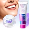 SADOER Purple Whitening Toothpaste Fresh Breath Brightening Teeth Deep Cleaning