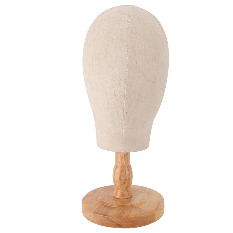 Wig Head Stand Non Woven Fabric Mannequin Head Hat Display
