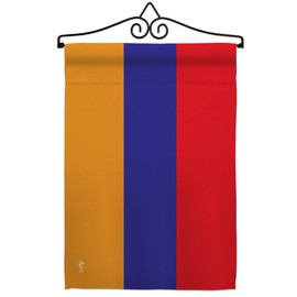 Americana Home & Garden Armenia Garden Flag Set Wall Hanger Regional Nation International World Country Particular Area House Decoration Banner Small Yard Gift Double-Sided, Made in USA