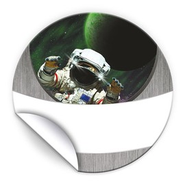 Decal Sticker 'Astronaut For Gift Wrapping, Packaging Sticker Paster for Wedding/Party Bag, Child's Birthday/Party Decoration, Modern