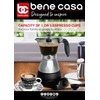Bene Casa Silver Portable Electric Espresso Maker/Cafetera, 1-3 Cups/Shots (1,