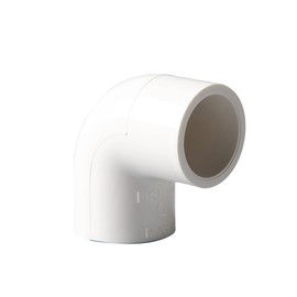 Rainbow Dream 1-1/4 Inch 90 Degree PVC Pipe Elbow - 6 Pack, White