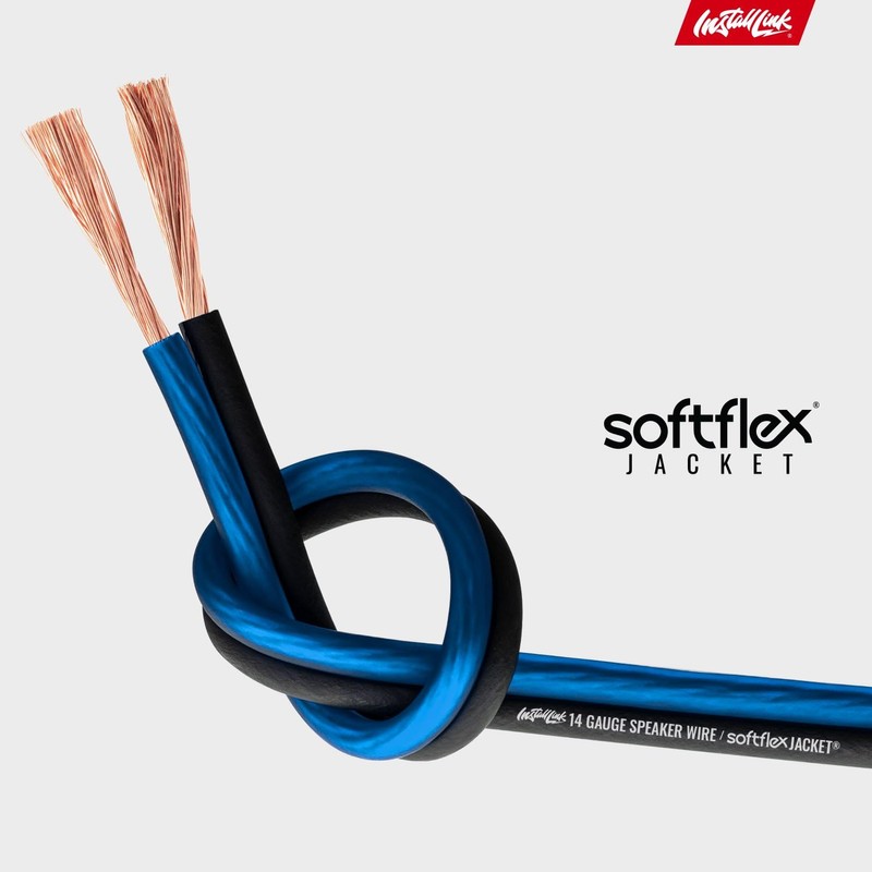 Install Link 14 Gauge Speaker Wire for Car, Home or