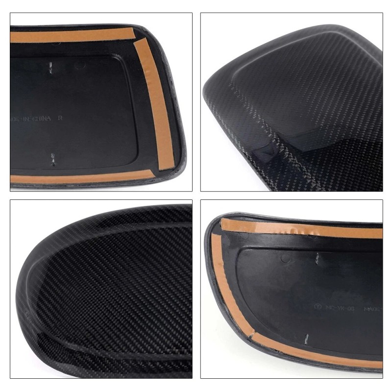 ANNX 2PCS For 1999-2006 Chevy Silverado GMC Sierra Real Carbon
