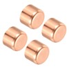 PATIKIL 1 Inch ID Copper Pipe End Cap, 4 Pack