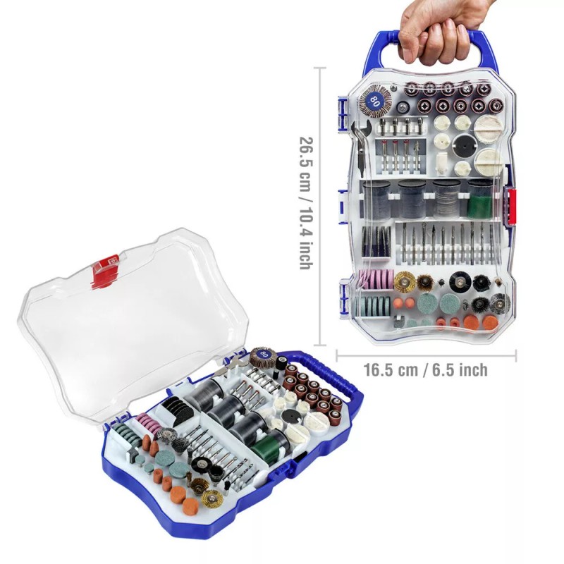 WORKPRO Rotary Tool Dremel Accessory Kit 416 PCS Grinding Sanding