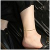Yimofy Dainty Gold Anklets for Women Stainless Steel Simple Ankle