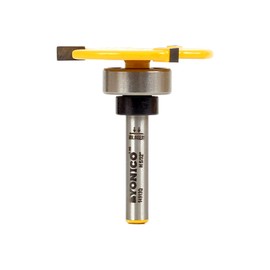 YONICO Top Bearing Slot Cutter Router Bit 5/32-Inch x 1/2-Inch 1/4-Inch Shank 14913q