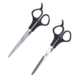minkissy Hair Cutting Scissors Set 4pcs Stainless Steel Hairdressing Scissors Thinning Shears Barber