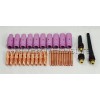 RIVERWELDstore TIG Collet Body Alumina Nozzle Ceramic Cup Assorted Kit