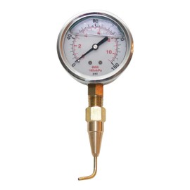 Underhill Water Pressure Gauge and Pitot Tube 160 PSI, with Dial Indicator, Tester for Sprinklers, Irrigation System, HeadChecker, A-HCGPK