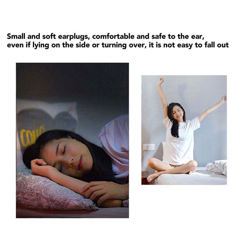 Noise Canceling Earplugs Sound Proof Light Blocking Soft Sleep Eye