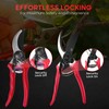 HortiSnip 8-Inch Bypass Pruning Shears, Professional Garden Shears with Sharp