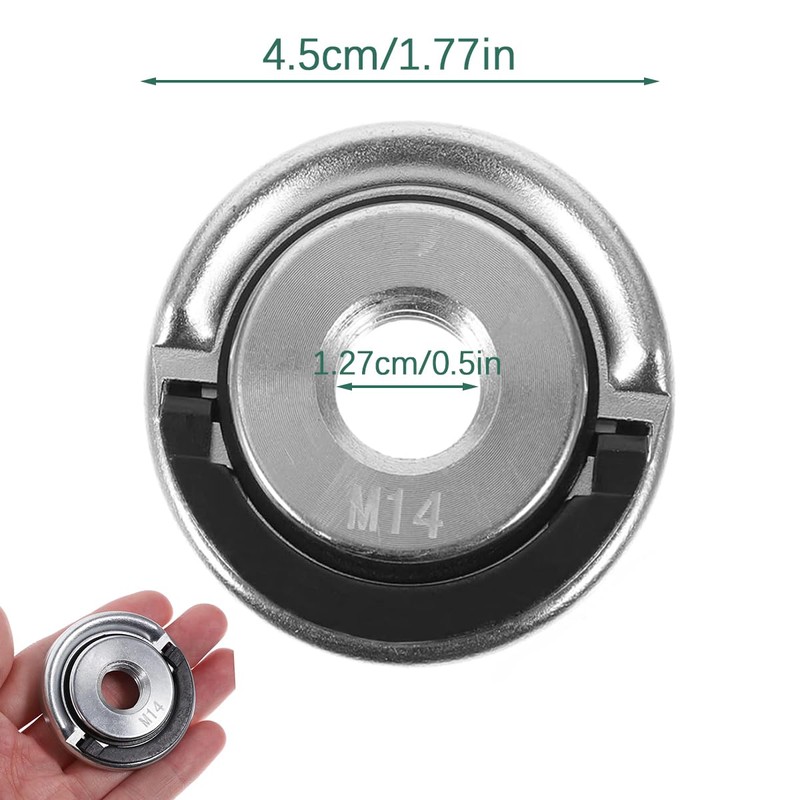 M14 Quick Clamping Nuts, Quick Release Nut with Pull Rin,