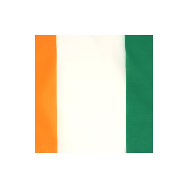 Ivory Coast Flag 18'' x 12'' cords - Ivorian SMALL