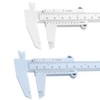 Calibre de plástico Vernier de doble escala de 150 mm,