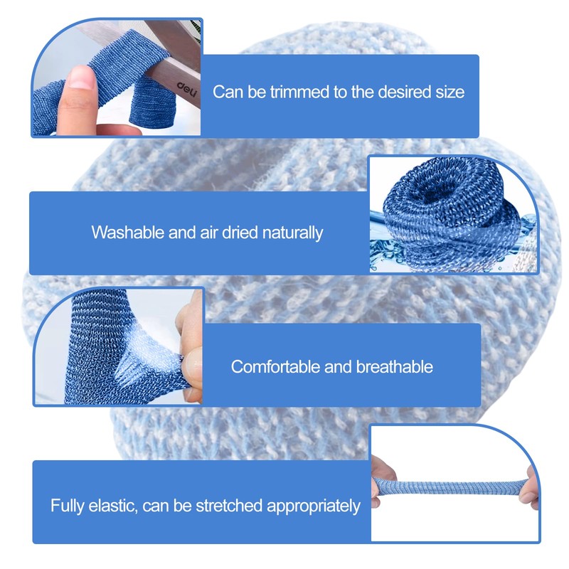 Asheyya 50 Pcs Finger Bandages Tubular Set, Finger Bandage Stall