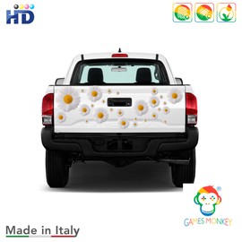 GamesMonkey Autoaufkleber Blumen G?nseblmchen Prilblumen Tuning - 27/54/108 Stck - Lustige Karosserie Motorrad Fahrradhelm Glasaufkleber (Medium, 108 Stcke, Farbe 010)