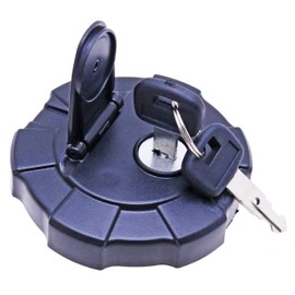 JEENDA Fuel Tank Cap With 2 Keys RD411-51122 411-51122 for Kubota 151 161 185 SVL75 SVL75-2 KX040-4 KX057-4 KX121-3S KX161-3S KX41-3 KX91-3S U45S U45ST U55 U55-4