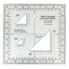 Military Protractor - Perfectly cut for Land Nav