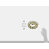 Wild Republic 20775 Rubber Snake Small Ball Python 117 cm,