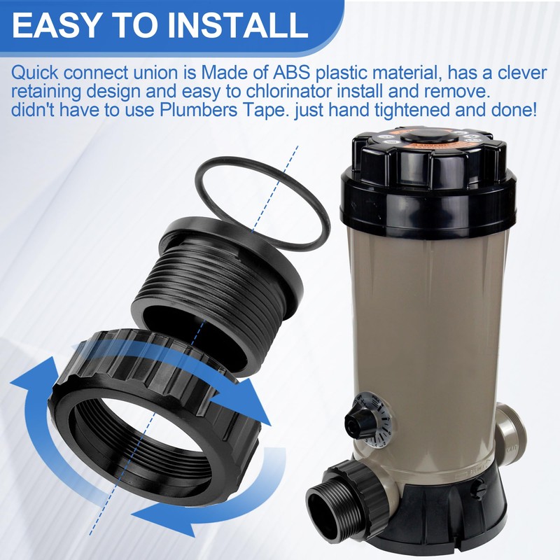 SP1500UNPAK2 Socket Quick Connect Union for Hayward Pool Pump and