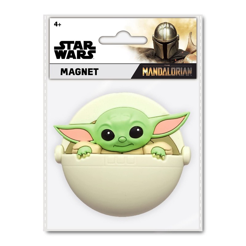 3D Magnet Grogu In Cradle 4Cm