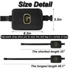 Riñonera para niñas y mujeres, bandolera para cintura personalizada, Negro
