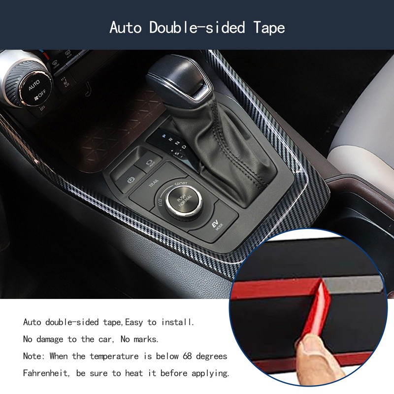TERDARAY Gear Shift Panel Cover Compatible with Toyota RAV4 2024