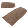Motorcycle Fender Bib Cover Artificial Leather Decorative Pad Flame Pattern