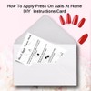 Press-On Nail Application Instructions Cards, Aftercare Instructions Cards, DIY Press-On